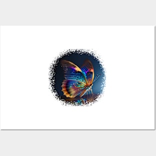 Magical Crystal Butterfly Posters and Art